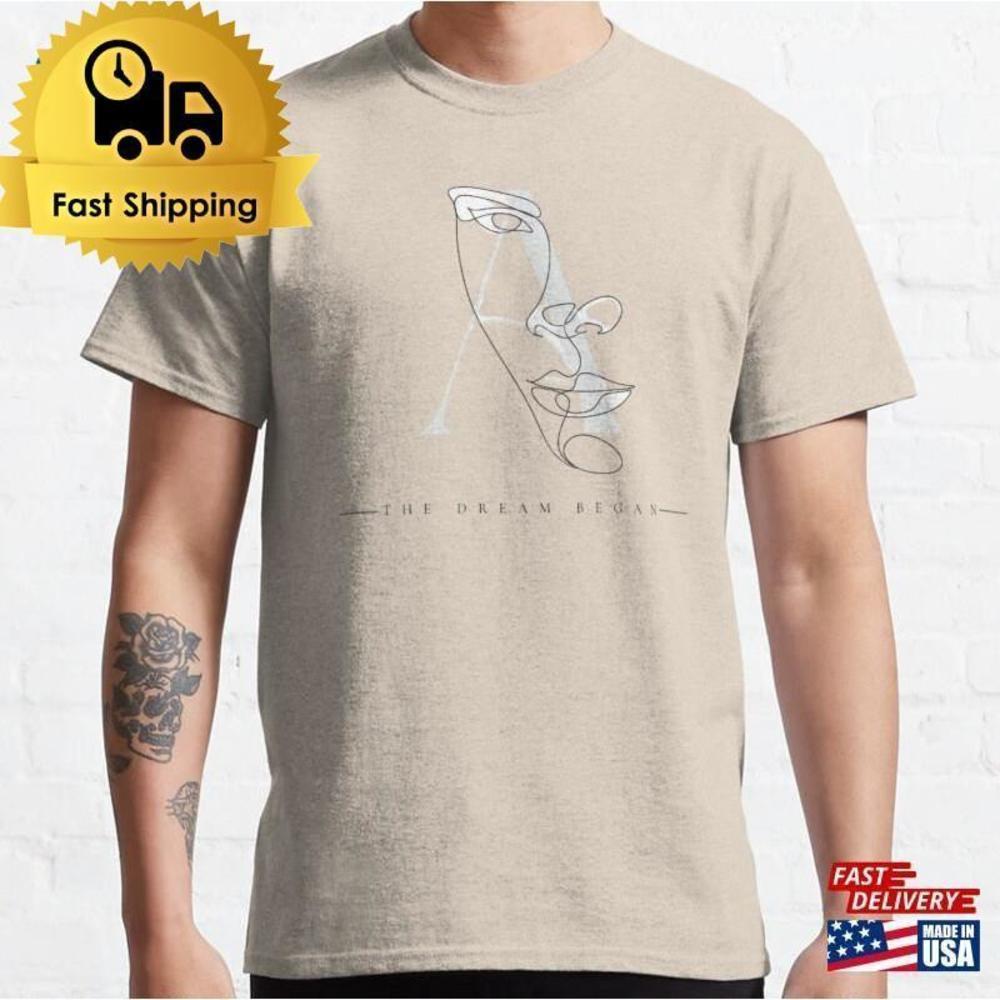 Dream Simple Inspirational Retro Graphic Classic Unisex T-Shirt